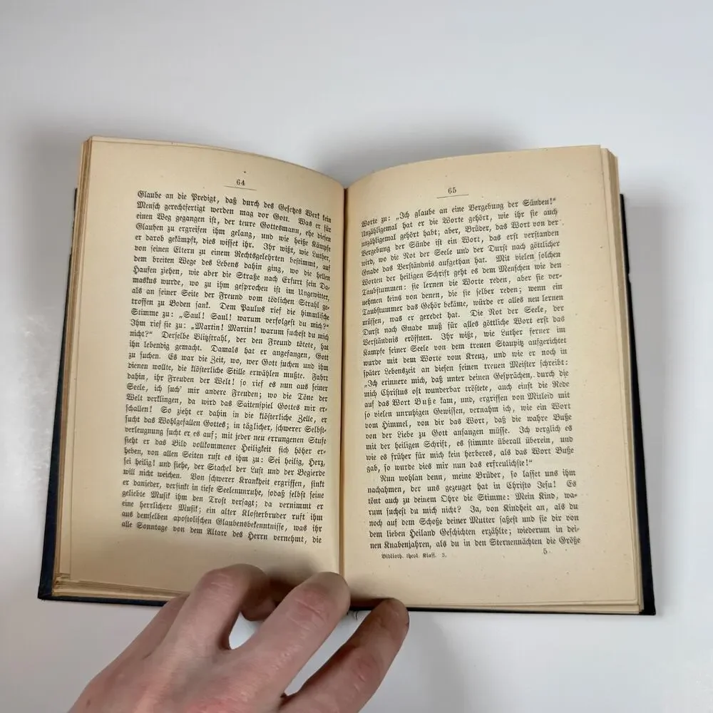 Theological Library by M Zahnolds 1888 Antique Book Ger Lng